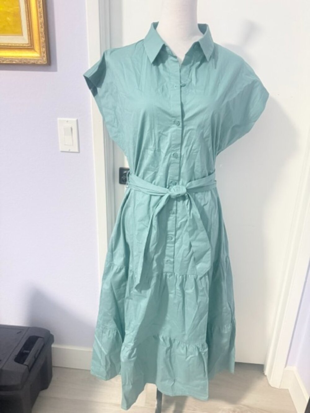 Maggy London cotton midi dress